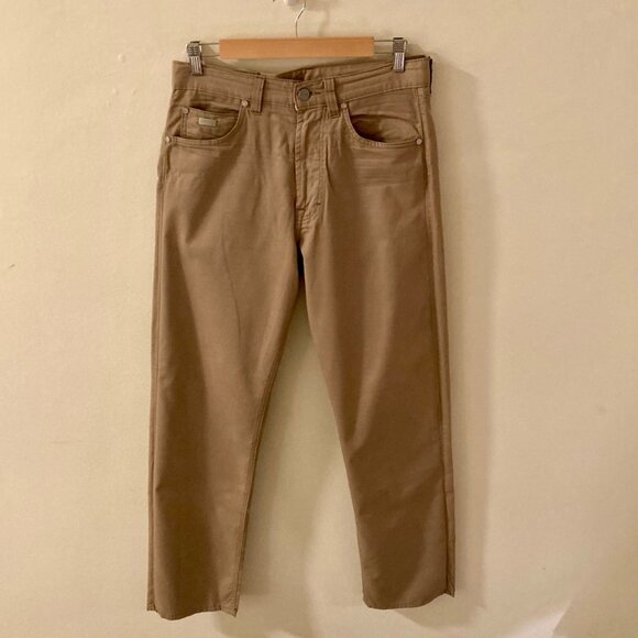 Hugo Boss Pants Men’s 31x32 Straight Leg Cotton Tan 5-Pocket‎ - Picture 1 of 12